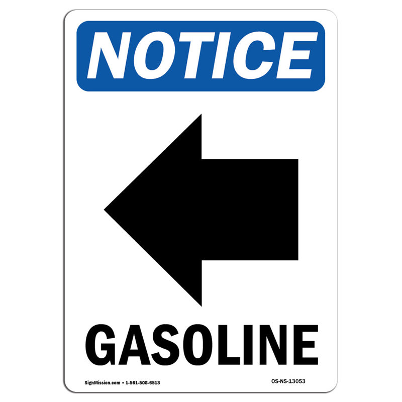Gasoline Sign