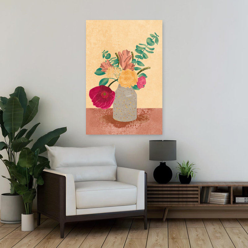 Art contemporain contemporain abstrait romantique, H 36 po x l 24 po