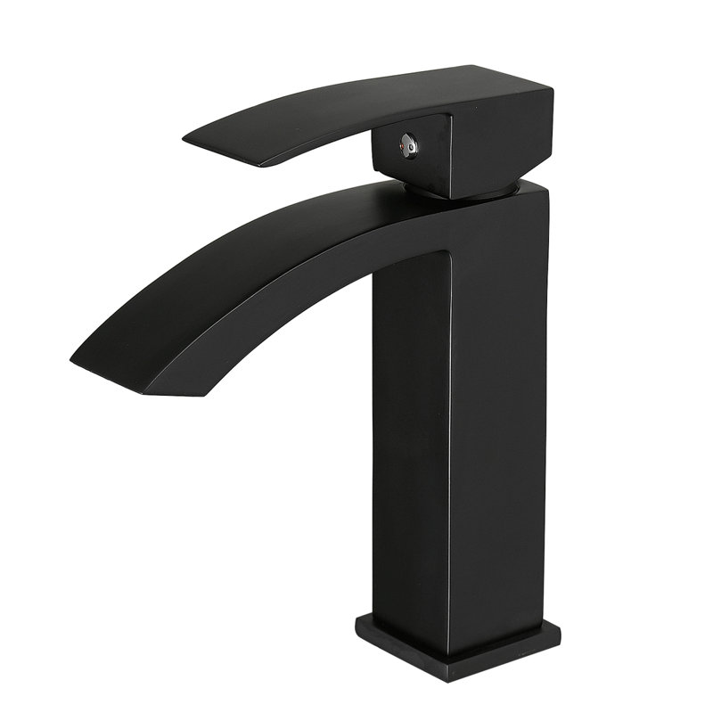 Bathroom Faucet, Brushed  Faucet For Bathroom Sink, Single Hole Bathroom Faucet Modern Single Handle Vanity Basin Faucet