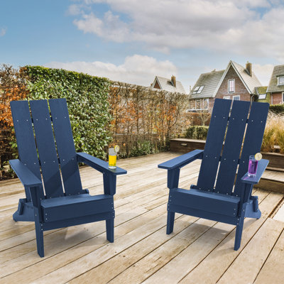Chaise Adirondack pliante en plastique / résine