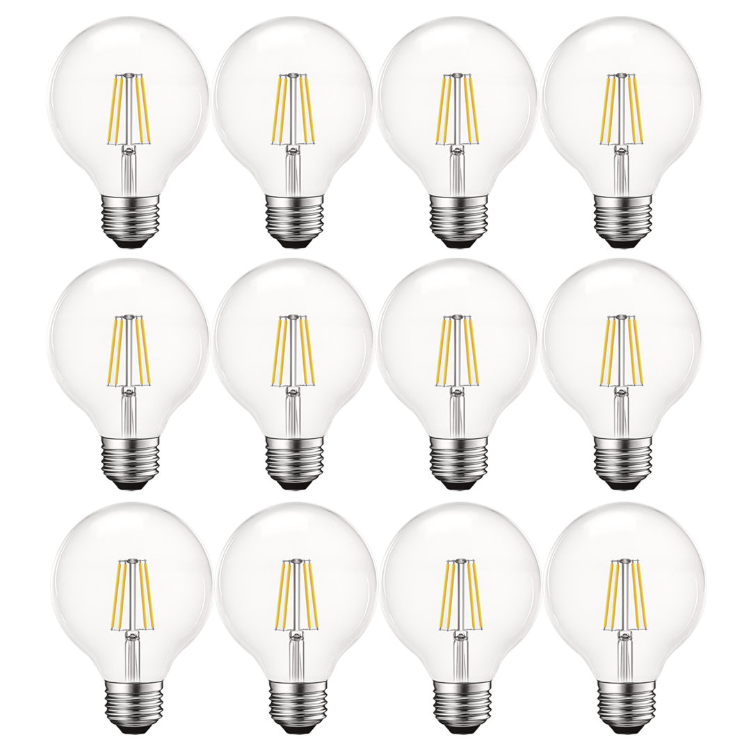 60 Watt Equivalent G25 E26/Medium (Standard) Dimmable LED Bulb Luxrite
