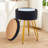Round Storage Ottoman Vanity Stool Chair For Makeup Room,Bedroom,Living Room-1013332818