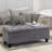Jalob 42'' W Storage Ottoman Bench, End of Bed Storage Bench, Button Tufted Fabric Storage Ottoman, Solid Wood Leg, Safety Hinge, 330 LBS Load, Ottoman with Storage for Bedroom Living Room Entryway-637560318