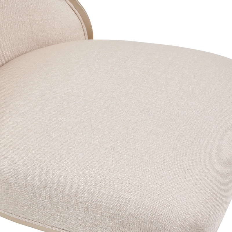 Villa Cherie Tufted Dining Side Chair, Caramel