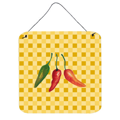 Décoration murale poivre sur basketweave cayenne