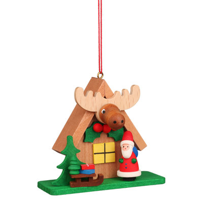 Ornement ulbricht minuscule pour père noël avec un elk