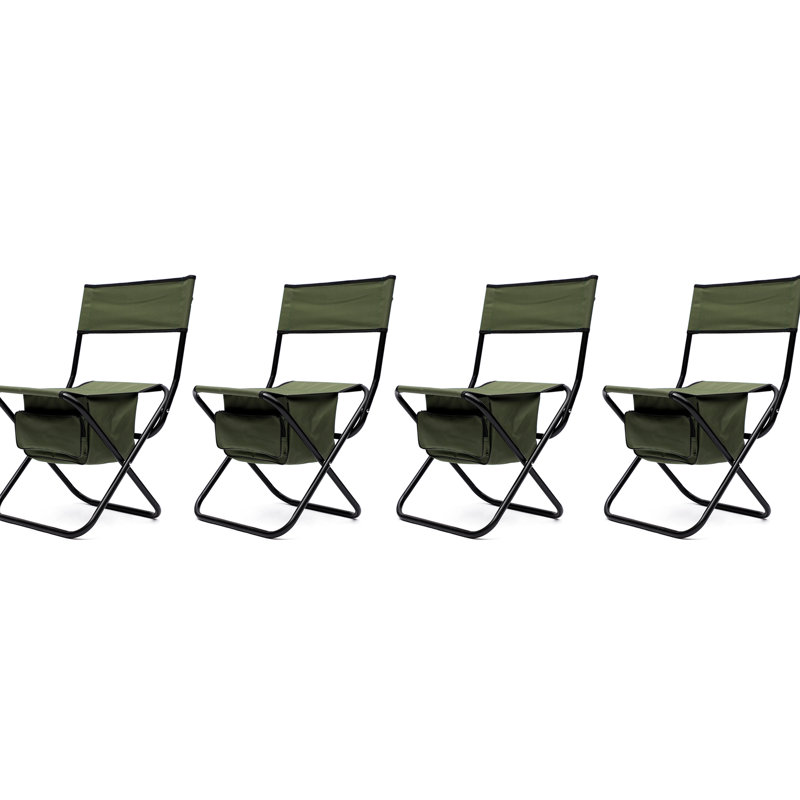 5 tables et chaises pliantes pour l'extérieur - table en aluminium, chaise en acier robuste avec tissu pour la plage, la cour, le barbecue, la fête, le patio et la construction pour le camping, les pique-niques, les aventures