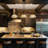Transitional 39.3" 3-Light Linear Kitchen Island Pendan with Seeded Glass Shades