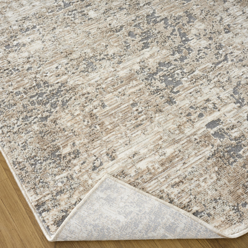 Hemingford Area Rug in Gray, Beige/Gray, Rectangle 7'9" x 10'