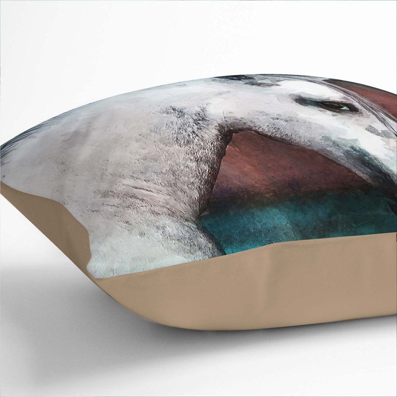 Square Throw Cushion, Stone, 55cm H x 55cm W x 20cm D