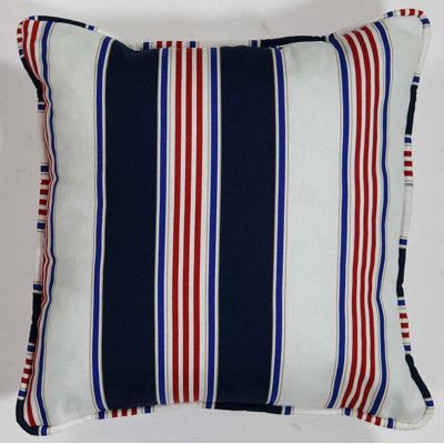 McGregor Nautical Cotton Stripe Square Pillow