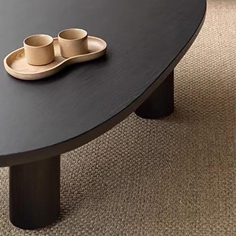 Table basse simple Wabi-sabi, Bois brun