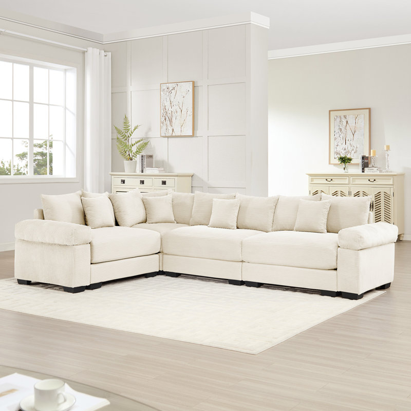 Canapé modulaire surdimensionné Cloud, Beige