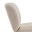 Chaise rembourrée blanc cassé