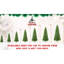 Arbre de Noël de 4 pi, 424 pointes, matériau Pe +, conception à charnières, installation rapide, support solide, petits espaces, appartements, branches festives minces et réalistes, assemblage rapide, vestibules, espaces,