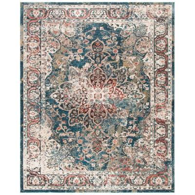 Tapis turquoise Cooksey