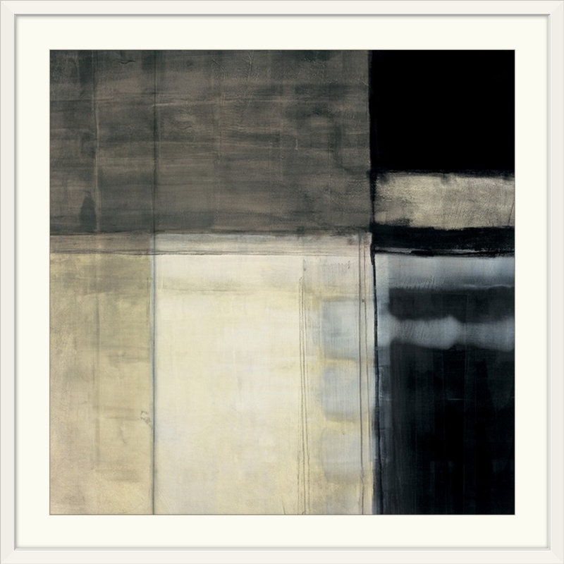 « cityscapes i » par cape edwin, reproduction d’art, Cadre blanc, H 38 po x l 38 po x P 1 po