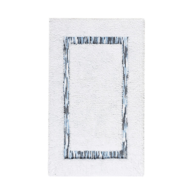 Random Bath Rug, Navy, 24" W x 39" L