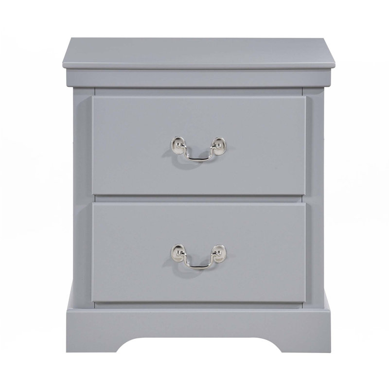 Table de chevet 2 tiroirs 1Pc