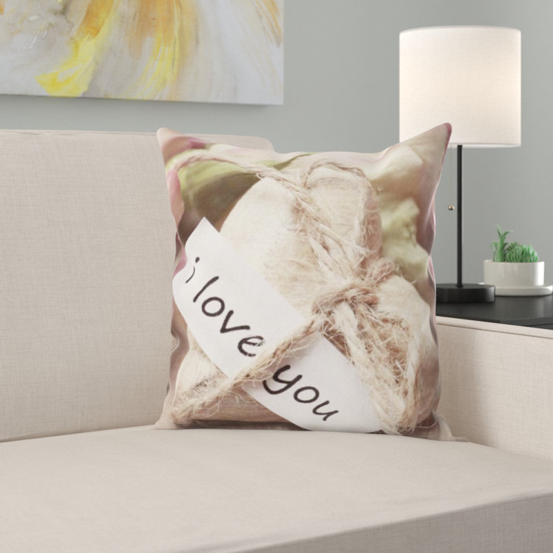 Roses Square Pillow Cover & Insert