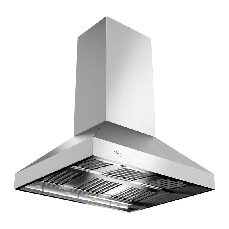 Hotte de cuisine pour îlot d'extérieur à conduit 48 po 2000 CFM Awoco
