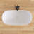 Forma 51'' Freestanding Tub Solid Surface Freestanding Soaking Bathtub