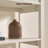 68.5''H Boho - Inspired Rattan Bookcase With Adjustable Shelf And Gold Accents-97848838