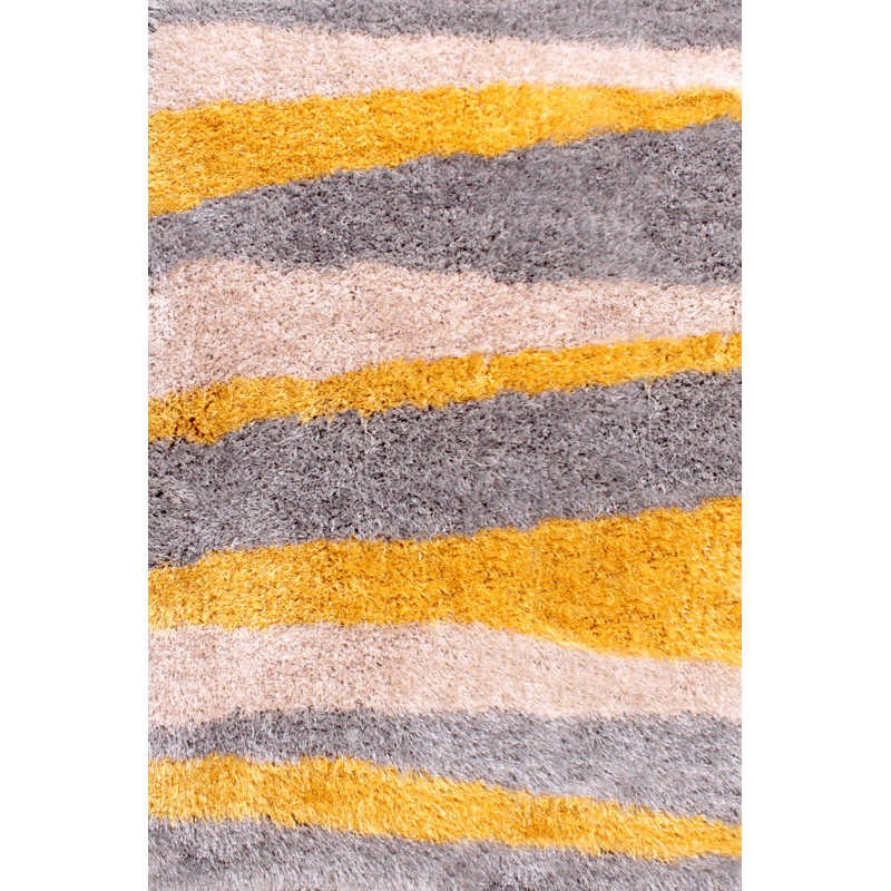 Ani Abstract Shag Area Rug, Rectangle 80 x 150cm
