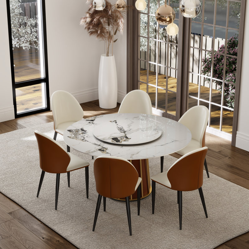 Upholstered Kitchen Dining Chairs (Set of 6)