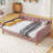 Upholstered Daybed with 4 Support Legs-1658182045-1658182040