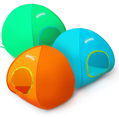 Portable Cat Cube Pop Up Pet Tent Outdoor Playpen (Color Random,Only 1 Tent)