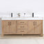 Meuble-lavabo double 72 po avec comptoir en pierre composite Leon-1092254694-1092254695-1275513990