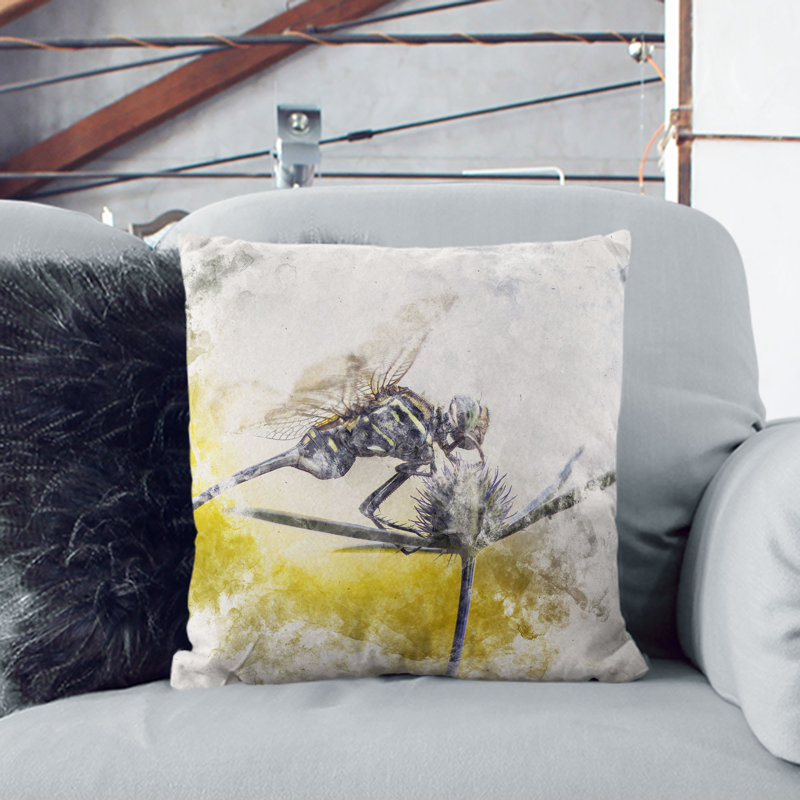 Square Throw Cushion, 40cm H x 40cm W x 15cm D