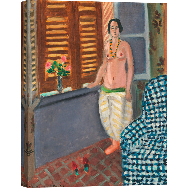 3HM7470 Odalisque by Henri Matisse - Wrapped Canvas Print, 80 cm H x 60 cm W