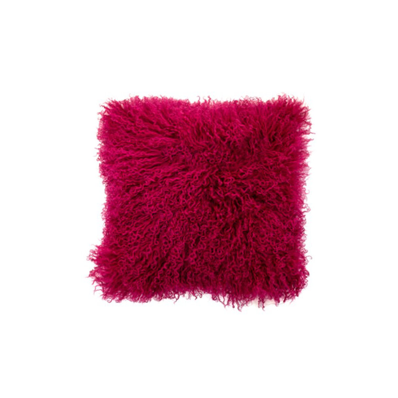 Abstract Sqaure Throw Cushion, Fuschia