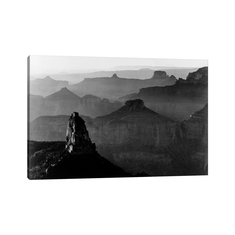 Grand Canyon National Park III by Ansel Adams - Gallery-Wrapped Canvas Giclée on Canvas, 30.48 cm H x 45.72 cm W