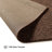 Modern Plush Pet and Kids Friendly Solid Color Brown Area Rugs, Stain & Fade Resistance, Perfect for Living Room, Dining Room, Bedroom, Playroom and Kidsroom, Event, Wedding, Ambereen Rug-1948702458