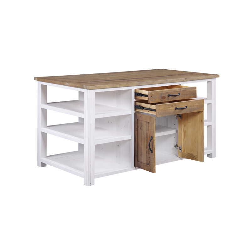 Devids Kitchen Island, White