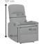 Sadina 25.6cm Wide Standard Recliner-2123004279