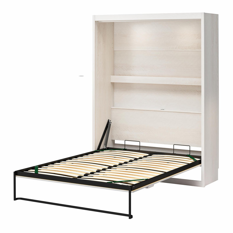 Farmington Queen Murphy Bed, Ivory Oak, Queen