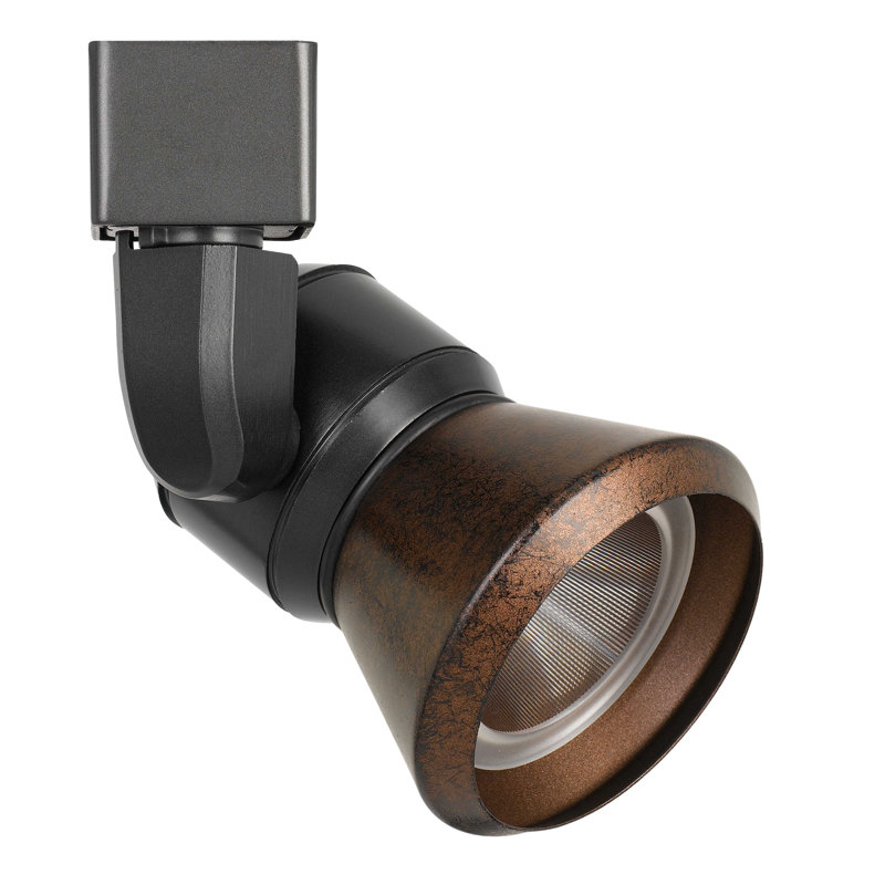 Luminaire sur rail DEL Cal Lighting, fini blanc, 13,3 cm (5,25 po) de hauteur, 700 lumens, IRC 90, à intensité variable