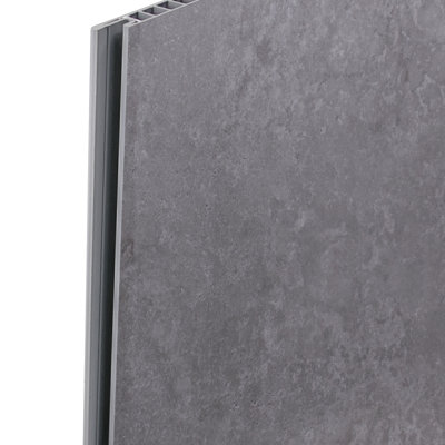 Sashi 1000mm W x 2400mm H Frameless Decorative Wall Panel with Glass