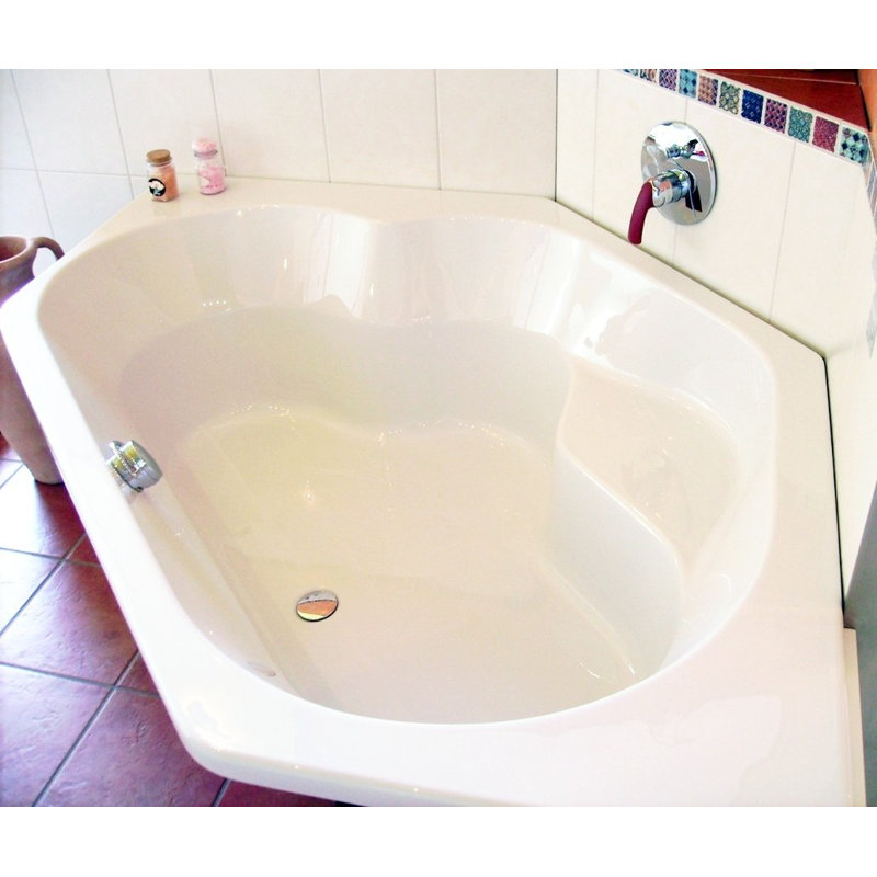 x Corner Soaking Acrylic Bathtub
