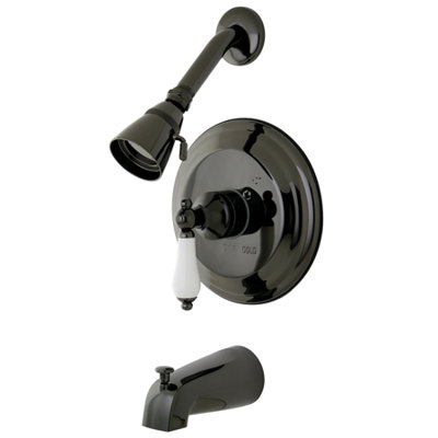 Kingston Brass Water Onyx Single-Handle Pressure Balanced Tub and Shower Faucet