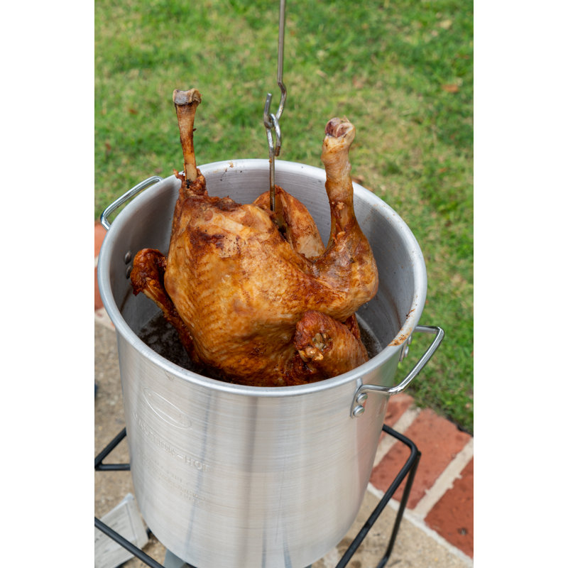 King Kooker 33,000 BTU Portable Propane Fryer with Aluminum Pots