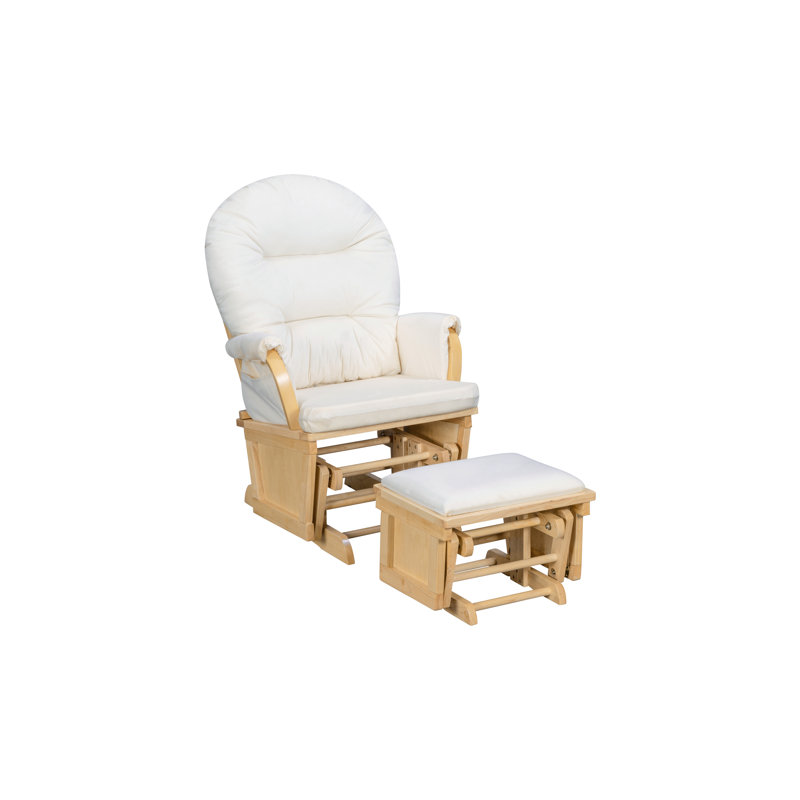 Fauteuil à bascule et repose-pieds Monti, Poetic Natural, Beige