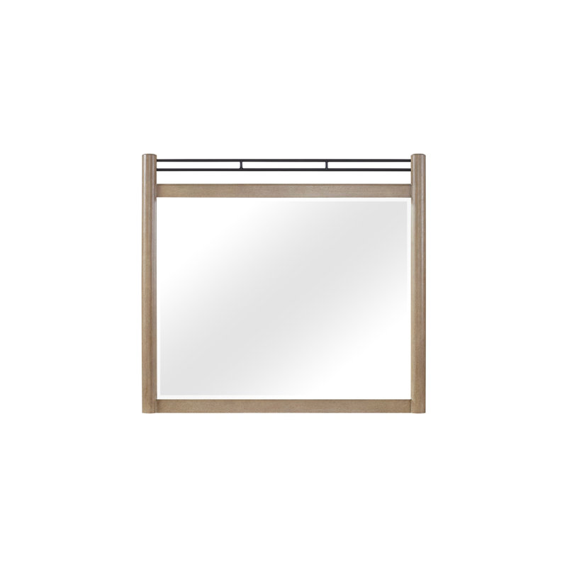 Miroir à affiche couleur sable