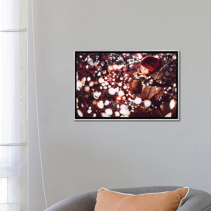 " Simple Magic Time " by Hobopeeba, 18" H x 26" W x 1.5" D, Silver Framed Canvas, No Mat