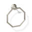 Pinstripe Wall Mounted Towel Ring-1602450629