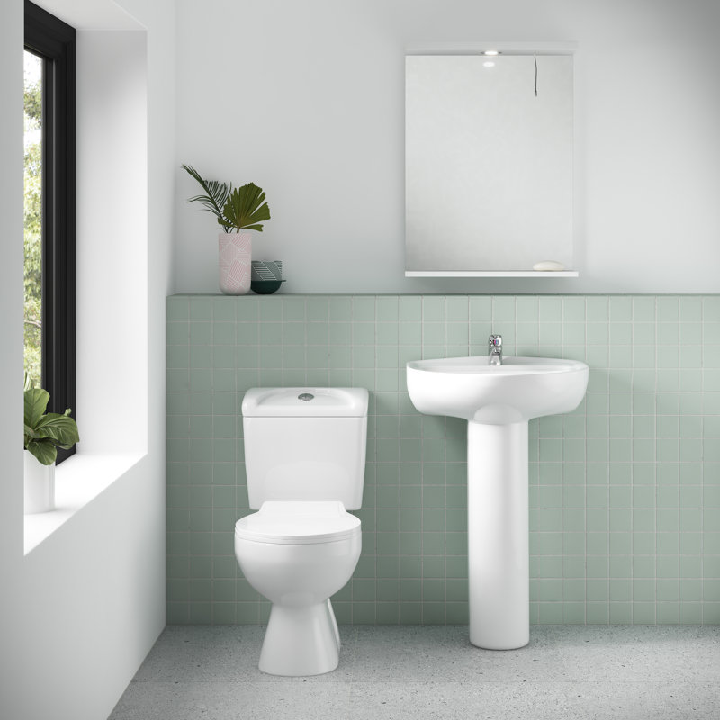 Nuie Melbourne 6L LPF Floor Mounted Kit (Seat Included)